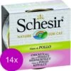 14x Schesir Kattenvoer Kipfilet In Bouillon 70 Gr