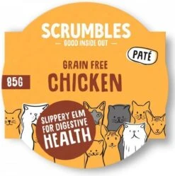 Scrumbles Complete Cat Wet Chicken Kattenvoer 8×85 Gr