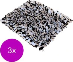 Adori Snack En Speelkleed – Hondenspeelgoed – 3 X 60×50 Cm Grijs Blauw