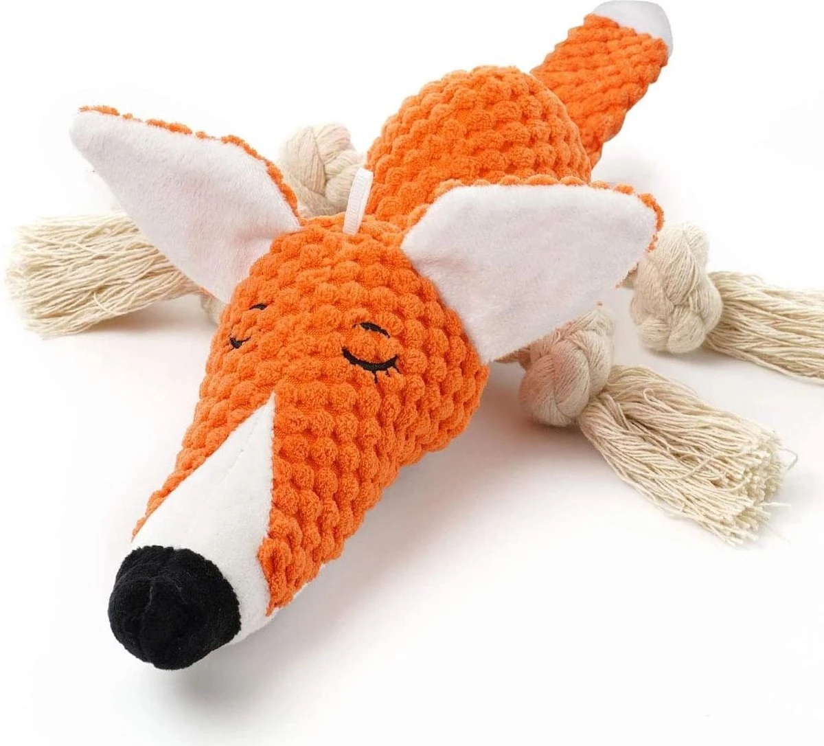 BoDutch Honden Knuffel – Vos – Puppyknuffel – Knisperoortjes – Met Piep – Oranje – 36 Cm – Hondenspeelgoed 1 BoDutch Honden Knuffel – Vos – Puppyknuffel – Knisperoortjes – Met Piep – Oranje – 36 Cm – Hondenspeelgoed