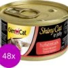 Gimcat Shinycat In Jelly 70 G – Kattenvoer – 48 X Tonijn&Zalm