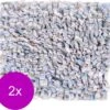 Adori Snuffelmat – Kattenspeelgoed – 2 X 50×40 Cm Roze Blauw Grijs