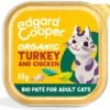16x Edgard & Cooper Kattenvoer Adult Pate Biologische Kalkoen 85 Gr