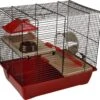 MaxxPet Hamsterkooi – Cavia Kooi – Rattenkooi – Knaagdieren – Groot – 41,5×28,5×38 Cm – Rood