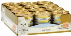 24x Gourmet Gold – Mousse Tonijn – Kattenvoer – 85g