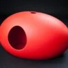 SinDesign Poopoopeedo Kattenbak – Rood – Ovaal