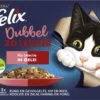 Felix Dubbel Zo Lekker Mix Selectie In Gelei – Katten Natvoer – 48 X 85g