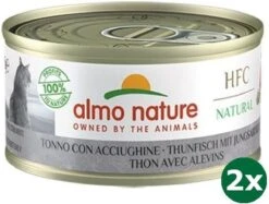 Almo Nature Cat Tonijn / Jonge Witvis Kattenvoer 48x 70 Gr