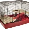 MaxxPet Hamsterkooi – Cavia Kooi – Rattenkooi – Knaagdieren – Groot – 58x38x42,5 Cm – Rood