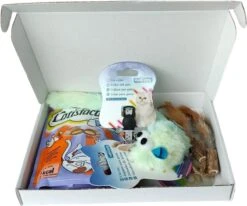Nobleza Kattenspeelgoed – Kattencadeautje – Cadeaubox Voor Poes – Katten Cadeaupakket – Brievenbuspakket
