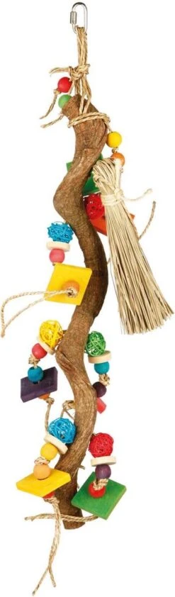 Trixie Natuurspeelgoed Schorshout / Riet / Zeegras / Hout (56 CM)