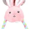 Zolux Puppy Tiny Pluche Konijn Met Touw Roze 22x10x3 Cm