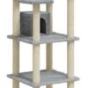 VidaXL Kattenmeubel Met Sisal Krabpalen 171 Cm Lichtgrijs