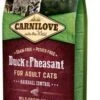 Carnilove Duck / Pheasant Hairball Kattenvoer 2x 2 Kg