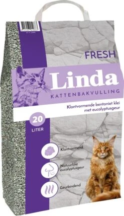 Linda Kattenbakvulling Klompvormend Fresh 20L – Kat