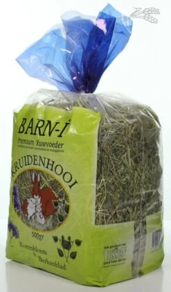 Barn-i Kruidenhooi Ruwvoer 6×500 Gr Korenbloem & Berkenblad Knaagdieren Konijnenvoer Konijnen Cavia
