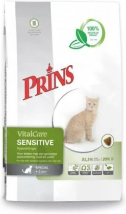 Prins Vital Care Kat Sensitive Hypolallergic – Kattenvoer – 10 Kg