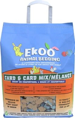 Bodembedekker – Ekoo Animal Bedding Card And Card Mix – Stukjes Karton – 25 Liter