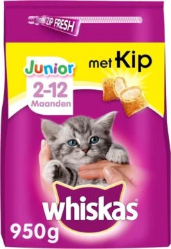 Whiskas Junior Kat – Met Kip – Kattenvoer – 950 Gr