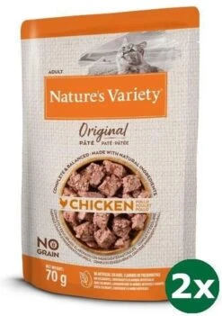 Natures Variety Original Pouch Chicken Kattenvoer 2x 12×70 Gr