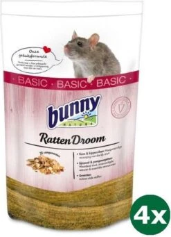 4×500 Gr Bunny Nature Rattendroom Basic
