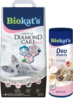 Biokat’s Diamond Care Fresh & Deo Pearls Babypoeder Pakket